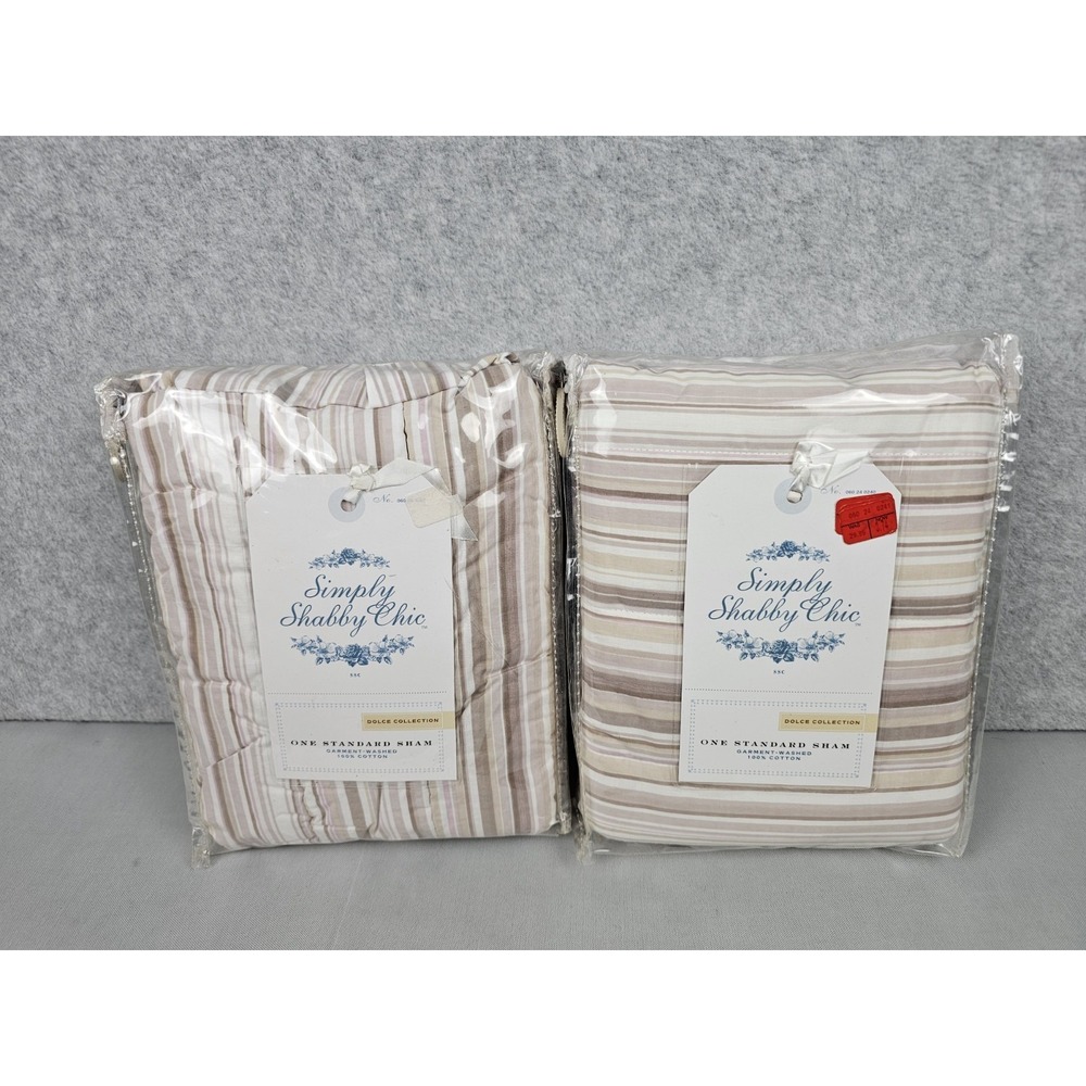 2-Simply Shabby Chic DOLCE COLLECTION Standard Sham New